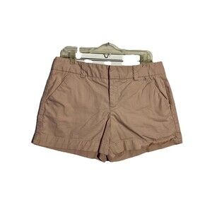 Calvin Klein Women's Salmon Pink Cotton Blend Casual Shorts, Size 10